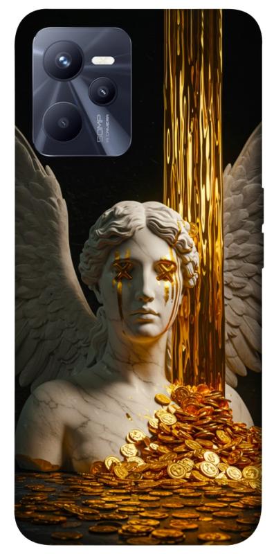 Чехол itsPrint Gold statue для Realme C35, деньги, купить оптом с доставкой