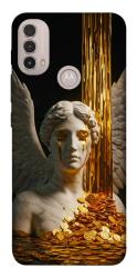 Чехол itsPrint Gold statue для Motorola Moto E40