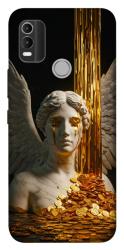Чехол itsPrint Gold statue для Nokia C21 Plus
