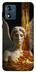 Чехол itsPrint Gold statue для Motorola Moto E13
