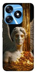 Чехол itsPrint Gold statue для TECNO Spark 10 Pro
