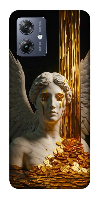 Чехол itsPrint Gold statue для Motorola Moto G54, деньги, купить оптом с доставкой