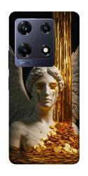 Чехол itsPrint Gold statue для Infinix Note 30 Pro