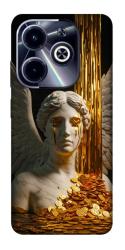 Чехол itsPrint Gold statue для Infinix Hot 40i