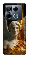 Чехол itsPrint Gold statue для Infinix Note 40 Pro 4G