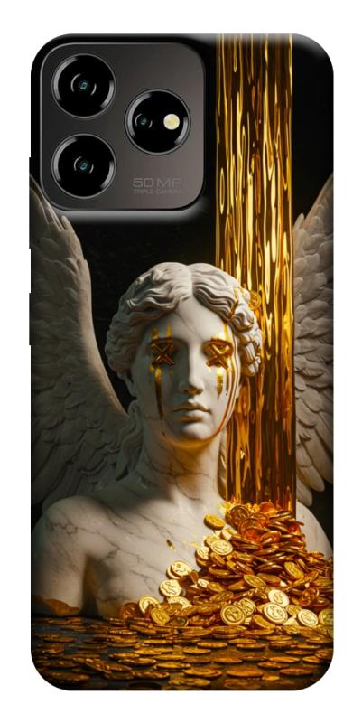 Чехол itsPrint Gold statue для ZTE Blade V50 Desing 4G, деньги, купить оптом с доставкой