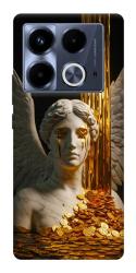 Чехол itsPrint Gold statue для Infinix Note 40 4G