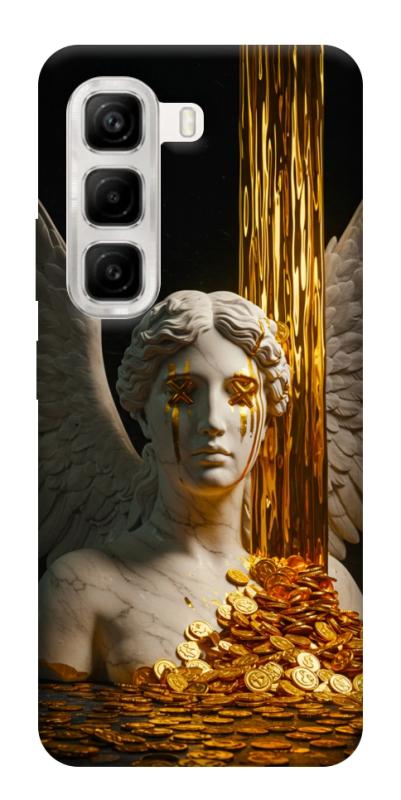 Чехол itsPrint Gold statue для Infinix Hot 50 4G, деньги, купить оптом с доставкой