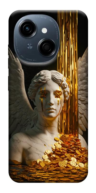 Чехол itsPrint Gold statue для TECNO Spark Go 1, деньги, купить оптом с доставкой