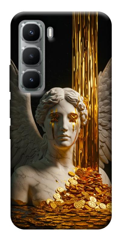 Чехол itsPrint Gold statue для Infinix Hot 60 Pro+, деньги, купить оптом с доставкой