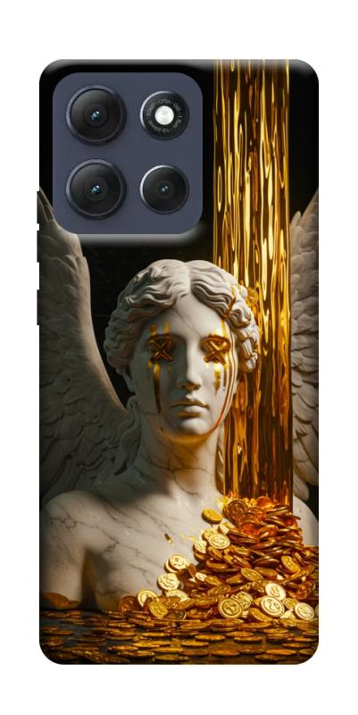 Чехол itsPrint Gold statue для Motorola Moto G86 Power, деньги, купить оптом с доставкой