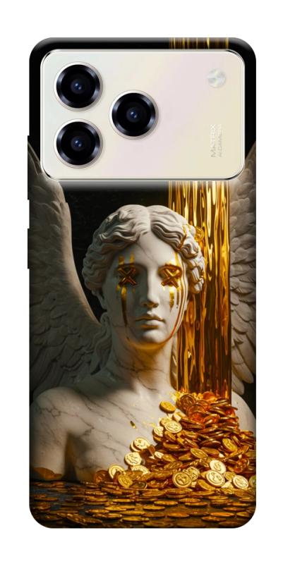 Чехол itsPrint Gold statue для ZTE Blade A76, деньги, купить оптом с доставкой