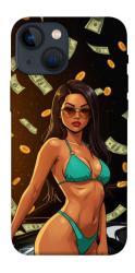 Чехол itsPrint Money girl для Apple iPhone 13 mini (5.4")