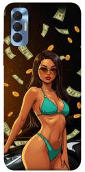 Чохол itsPrint Money girl для TECNO Spark 8P