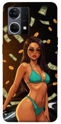 Чехол itsPrint Money girl для Oppo Reno 7 4G