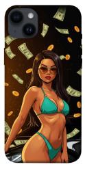 Чехол itsPrint Money girl для Apple iPhone 14 Plus (6.7")