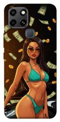 Чехол itsPrint Money girl для Infinix Smart 6