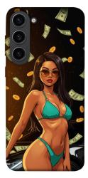Чехол itsPrint Money girl для Samsung Galaxy S23