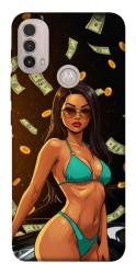 Чехол itsPrint Money girl для Motorola Moto E40