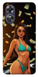 Чохол itsPrint Money girl для Oppo A17