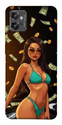 Чехол itsPrint Money girl для Motorola Moto G32