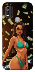 Чехол itsPrint Money girl для Nokia C21 Plus