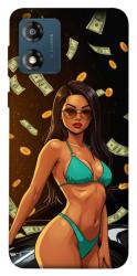 Чехол itsPrint Money girl для Motorola Moto E13