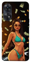 Чехол itsPrint Money girl для Oppo Reno 8 T 4G