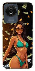 Чохол itsPrint Money girl для Vivo Y02