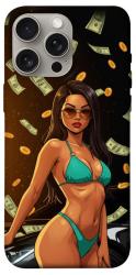 Чохол itsPrint Money girl для Apple iPhone 15 Pro Max (6.7")