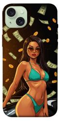 Чехол itsPrint Money girl для Apple iPhone 15 Plus (6.7")