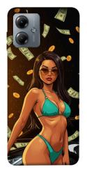 Чехол itsPrint Money girl для Motorola Moto G14