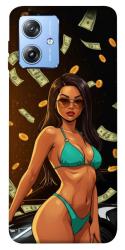 Чехол itsPrint Money girl для Motorola Moto G84