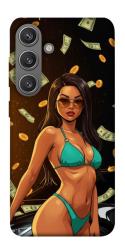 Чехол itsPrint Money girl для Samsung Galaxy S24+