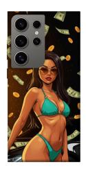 Чехол itsPrint Money girl для Samsung Galaxy S24 Ultra