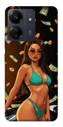 Чехол itsPrint Money girl для Xiaomi Redmi 13C