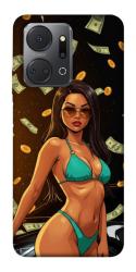 Чохол itsPrint Money girl для Huawei Honor X7a
