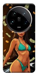 Чехол itsPrint Money girl для Xiaomi 14 Ultra