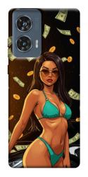 Чехол itsPrint Money girl для Motorola Edge 50 Fusion