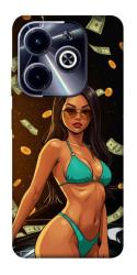 Чехол itsPrint Money girl для Infinix Hot 40i