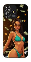 Чехол itsPrint Money girl для ZTE Blade A73 4G