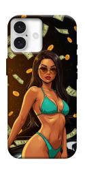 Чохол itsPrint Money girl для Apple iPhone 16 (6.1")