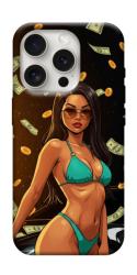 Чохол itsPrint Money girl для Apple iPhone 16 Pro (6.3")