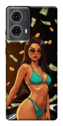 Чехол itsPrint Money girl для Motorola Moto G85