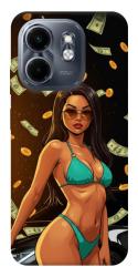 Чехол itsPrint Money girl для Infinix Smart 9 4G / Hot 50i
