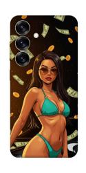 Чехол itsPrint Money girl для Samsung Galaxy S25