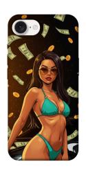 Чехол itsPrint Money girl для Apple iPhone 16e (6.1")