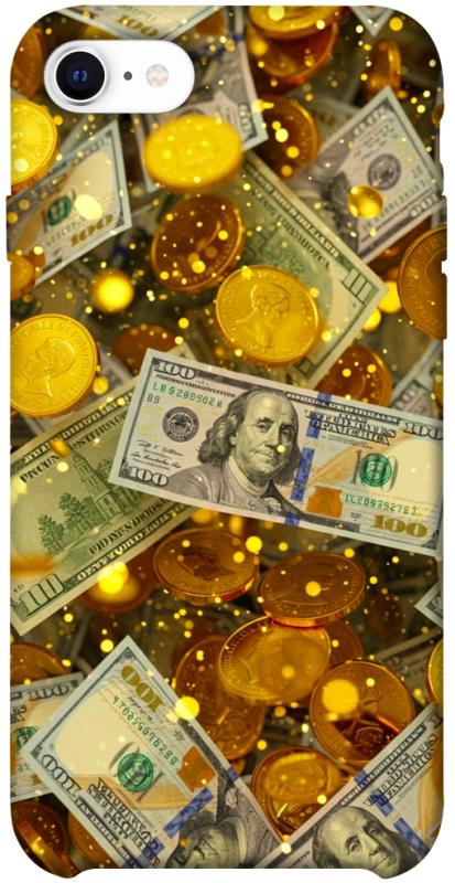 Чехол itsPrint Gold and dollars для Apple iPhone 7 / 8 (4.7"), деньги, купить оптом с доставкой
