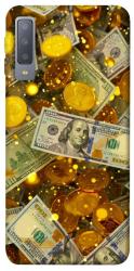 Чехол itsPrint Gold and dollars для Samsung A750 Galaxy A7 (2018)