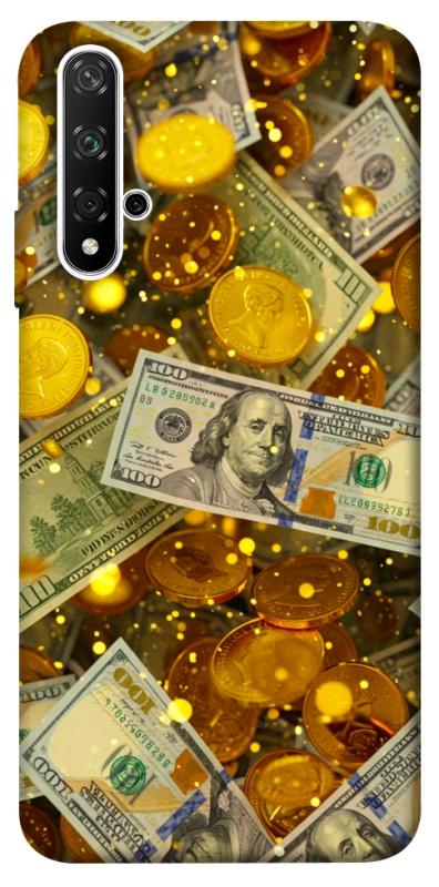 Чехол itsPrint Gold and dollars для Huawei Honor 20 / Nova 5T, деньги, купить оптом с доставкой